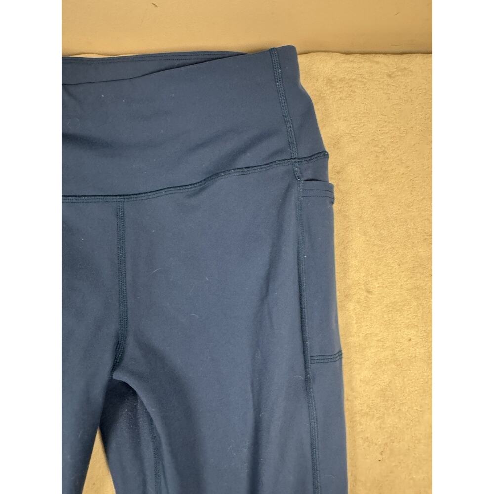 Skechers GO WALK Women’s Blue High Waisted Leggings Side Pockets Stretch Large - Picture 5 of 12